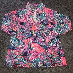 Lilly Pulitzer Skipper Pullover with Tassel sz L